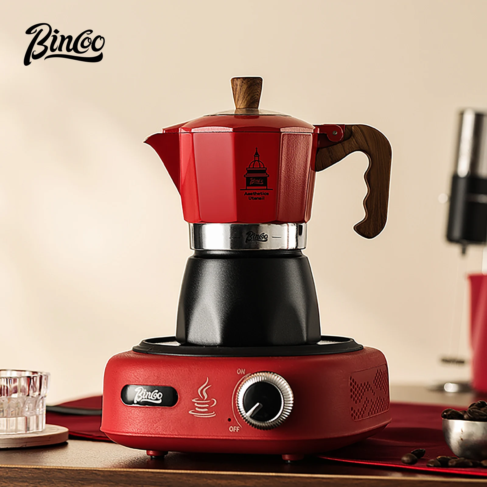 ビンクー ダブルバルブ コーヒーモカポット エスプレッソマシ - Pothos のレビューと価格
