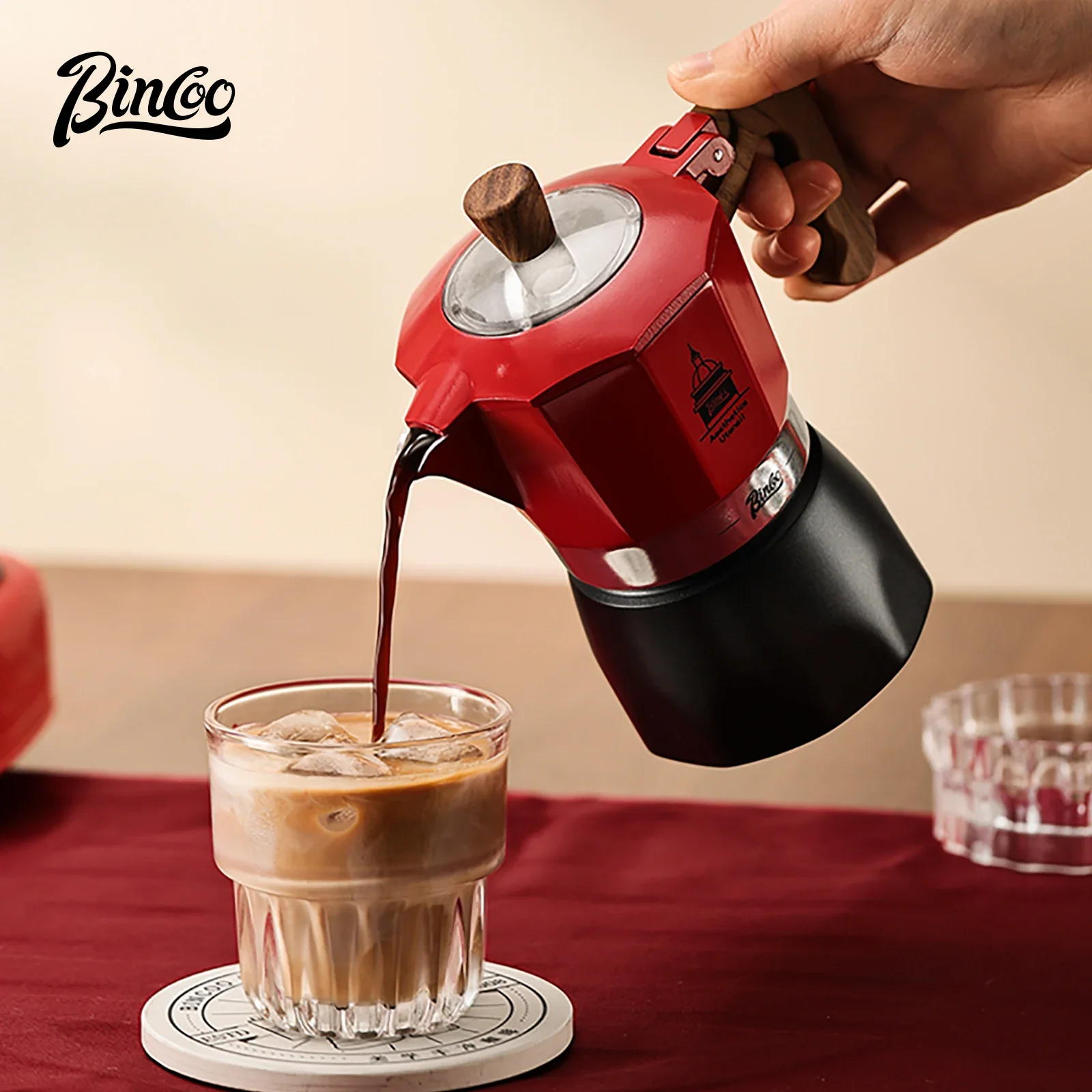 ビンクー ダブルバルブ コーヒーモカポット エスプレッソマシ - Pothos のレビューと価格