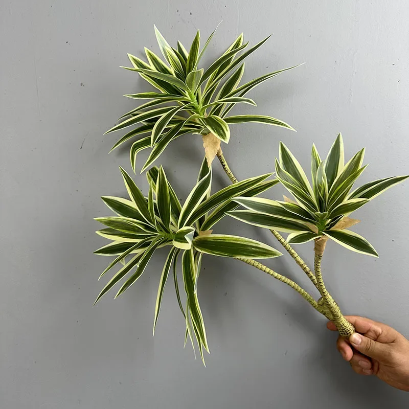 人工緑の植物熱帯ユリ竹花結婚式の装飾シミュレーションブラジル - Snake Plant のレビューと価格