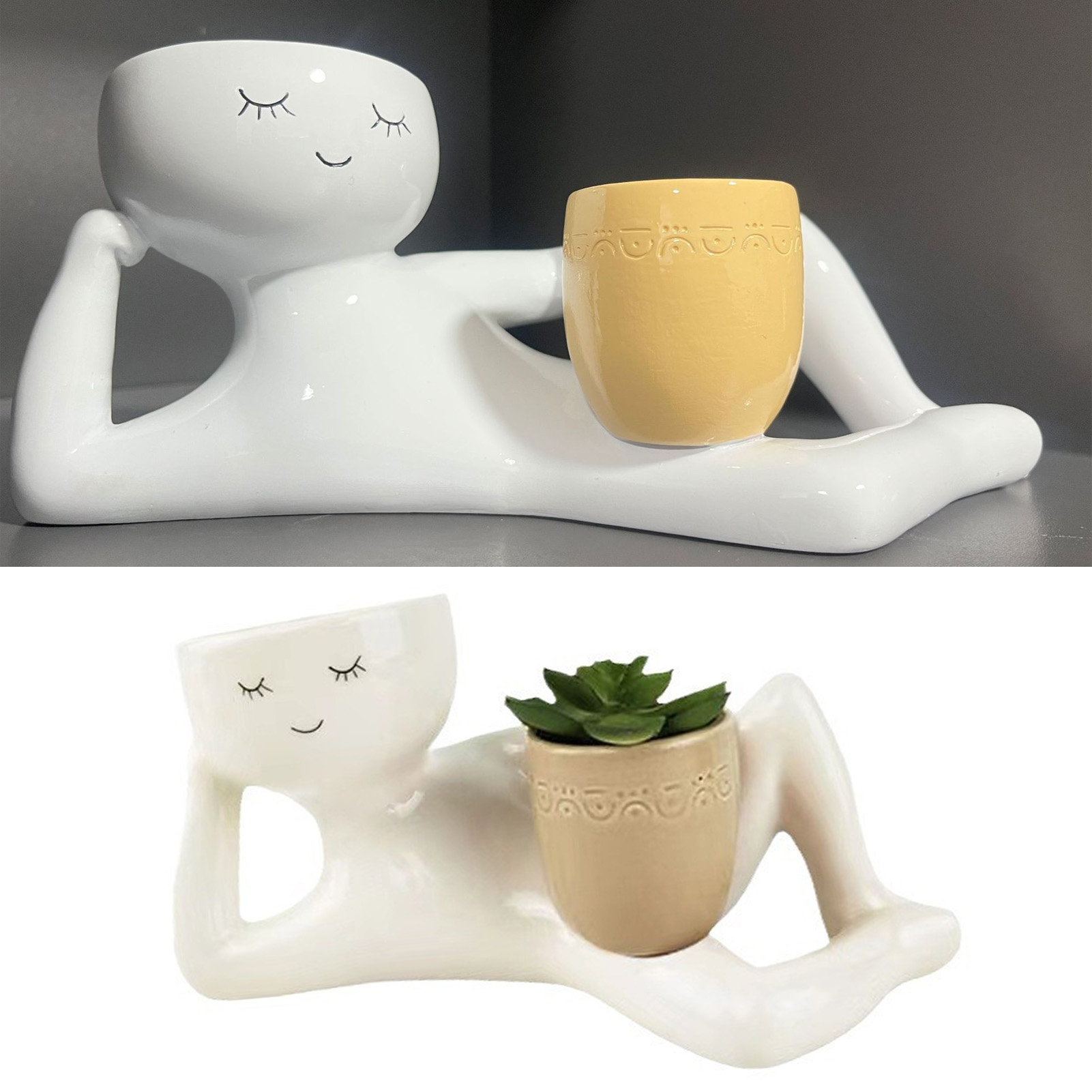 多肉植物鉢クリエイティブ通気性合成樹脂植木鉢デスクトップオー - Terracotta Pot のレビューと価格