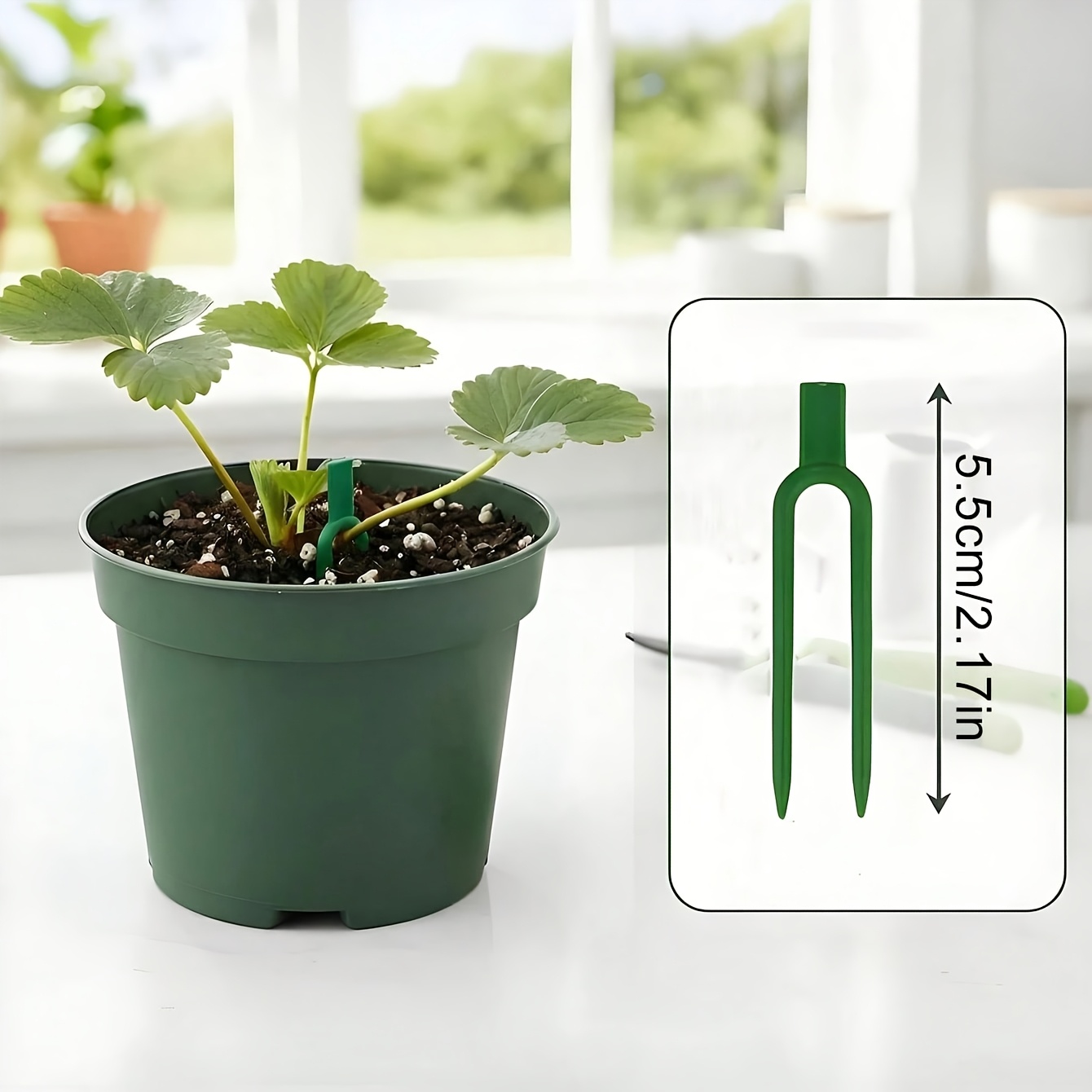 30/20/5個入り プラスチック製U字型ガーデンステークス - Plant Support Stake のレビューと価格