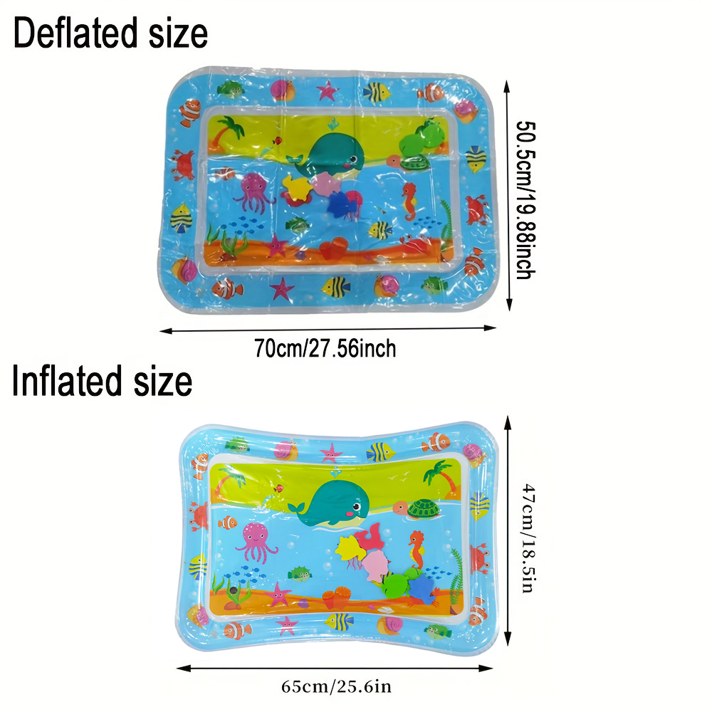 1pc シロナガスクジラインフレータブル PVC 遊び水マッ - Repotting Mat のレビューと価格