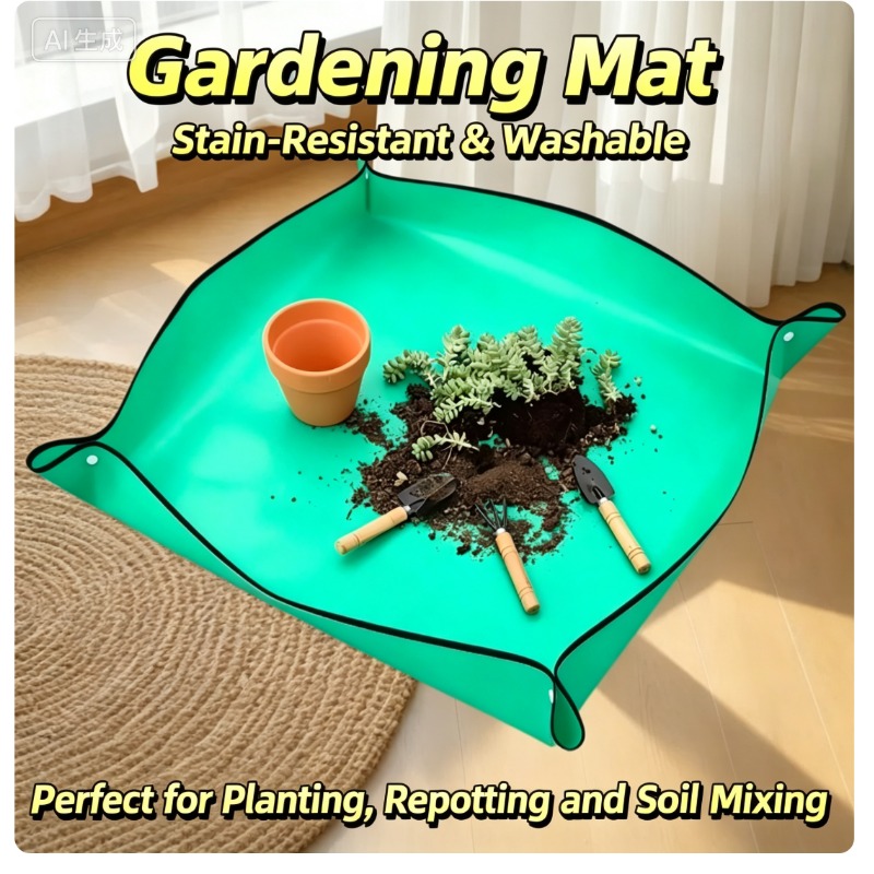 防水植物植え替えマット PE 土壌交換パッド 室内ガーデニン - Repotting Mat のレビューと価格