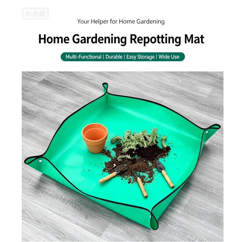 防水植物植え替えマット PE 土壌交換パッド 室内ガーデニン - Repotting Mat のレビューと価格