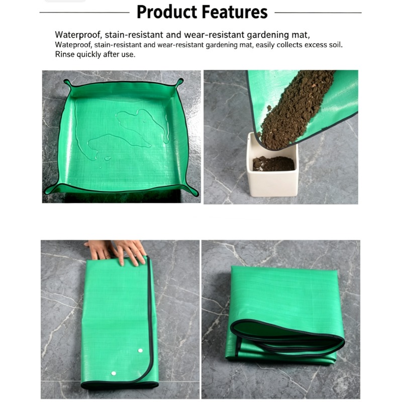 防水植物植え替えマット PE 土壌交換パッド 室内ガーデニン - Repotting Mat のレビューと価格