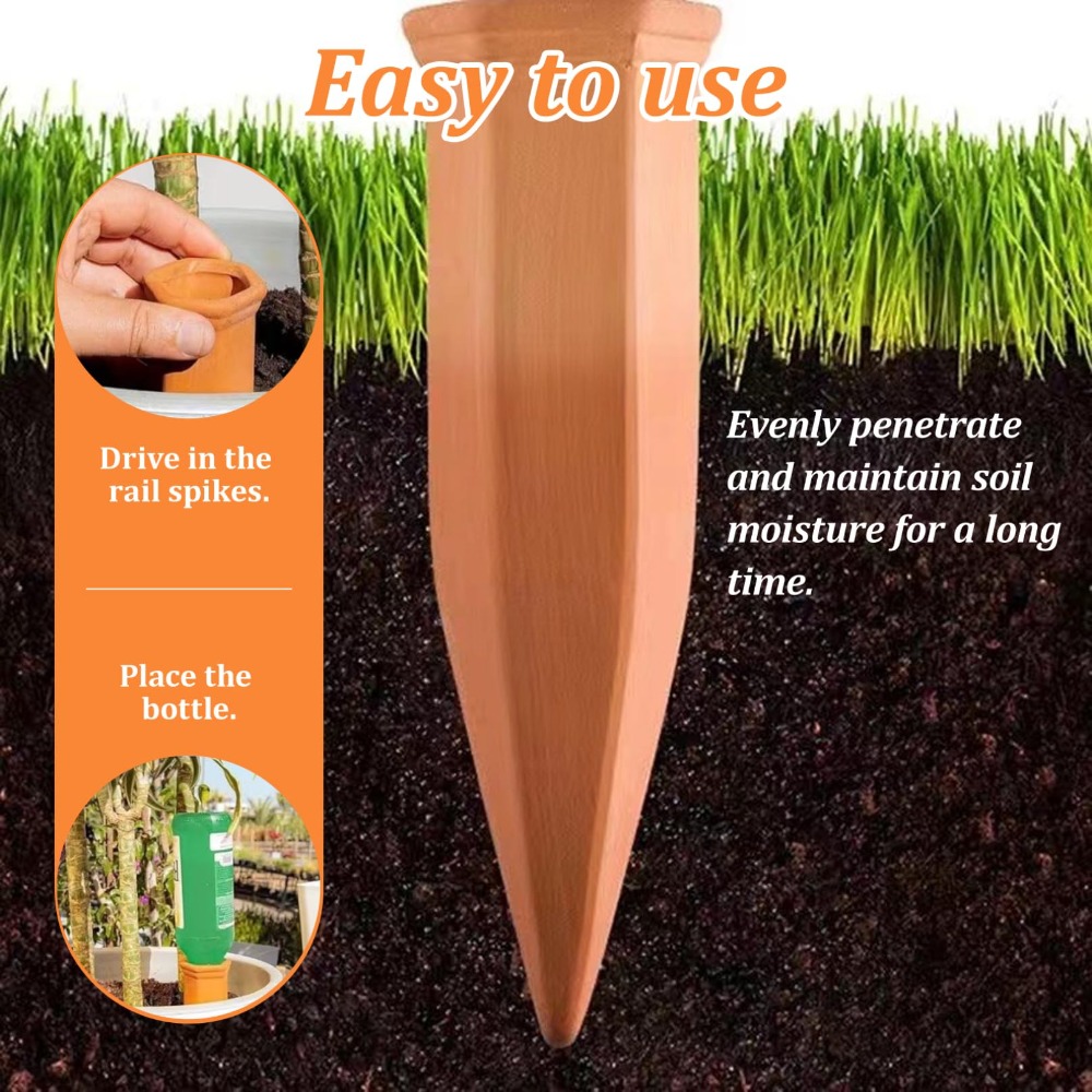 テラコッタ自動散水装置 植物散水システム 植木鉢挿入式散水ス - Terracotta Pot のレビューと価格