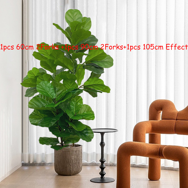 人工植物,人工植物,熱帯プラスチックヤシの木,リアルタッチの - Fiddle Leaf Fig のレビューと価格
